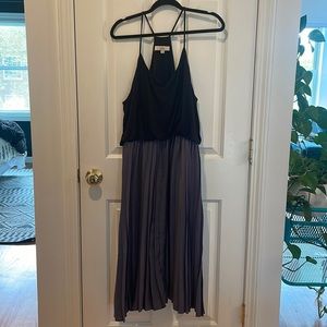Pleated Summer Dress Loft- Sz L